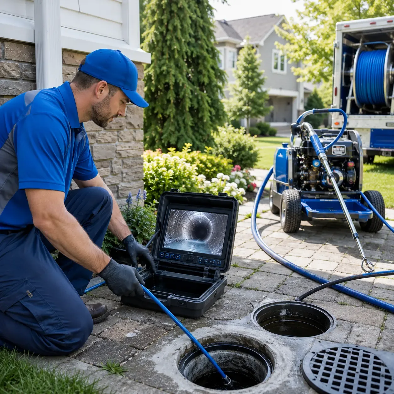 Outdoor drain cleaning professionals serving Ellsworth, ME